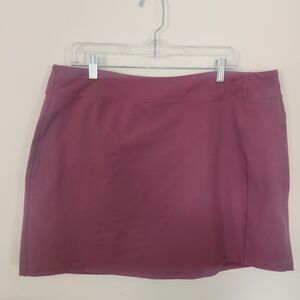 Lands End Skort Mauve Xl 18 Skirt Casual Athleisure